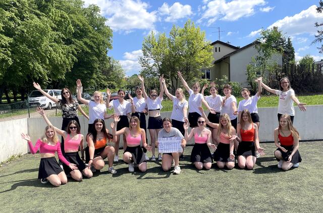 Die Siegerinnen durften sich freuen. | Foto: HLW Pinkafeld