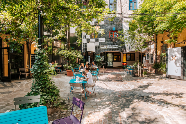 Kunst im Museum, Kulinarik im Café und eine neue Grätzeloase – Im Kunst Haus Wien tut sich einiges. | Foto: Kunst Haus Wien/Paul Bauer