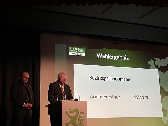 99,41 Prozent für Armin Forstner | Foto: Hollinger