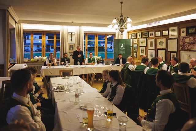 74. Jahreshauptversammlung der MK Zams im Postgasthof Gemse. | Foto: MK Zams
