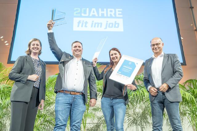 Lukmann Consulting bekam in Graz den "Fit im Job"-Sonderpreis überreicht. | Foto: Foto Fischer
