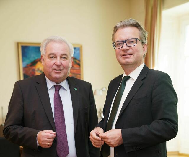 Aus dem Archiv: Hermann Schützenhöfer und Christopher Drexler | Foto: steiermark.at/Streibl