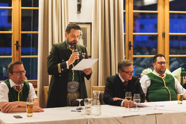 Obmann Stephan Wohlfarter zog ein Resümee über die letzten Monate. | Foto: MK Zams
