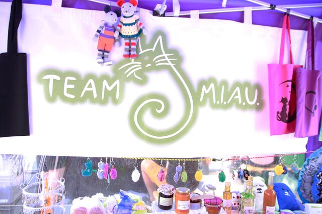 Foto: die Katzenorganisation Team Miau.at auf der Veganmania 2022 Foto@Nicole Kawan