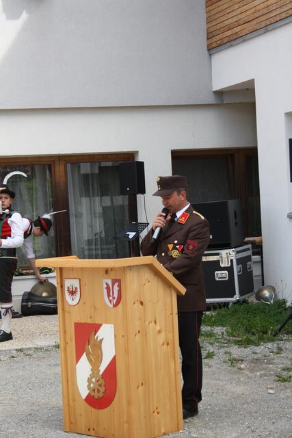 FF-Kommandant Roman Dilitz: „2020 haben wir uns erstmals Gedanken gemacht, nachdem unser früheres Tankfahrzeug 30 Jahre alt war. " | Foto: Elisabeth Zangerl 