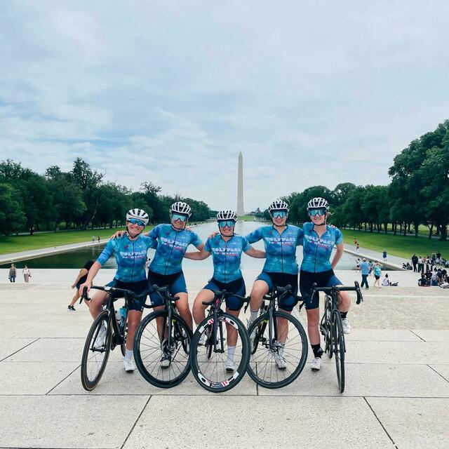 Verena Eberhardt mit ihren Teamkolleginnen in Washington D.C. | Foto: Verena Eberhardt
