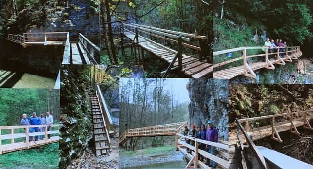 Die Raabklamm wird immer wieder auch vom Alpenverein Weiz instand gehalten. Viele Schäden entstehen jedes Jahr durch Umweltkatastrophen. | Foto: Alpenverein Weiz
