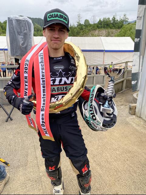 Michael Sandner: Bei der ÖM in Weyer war er unschlagbar, der KTM-Pilot gewann beide MX OPEN ÖM Läufe. | Foto: HSV Ried