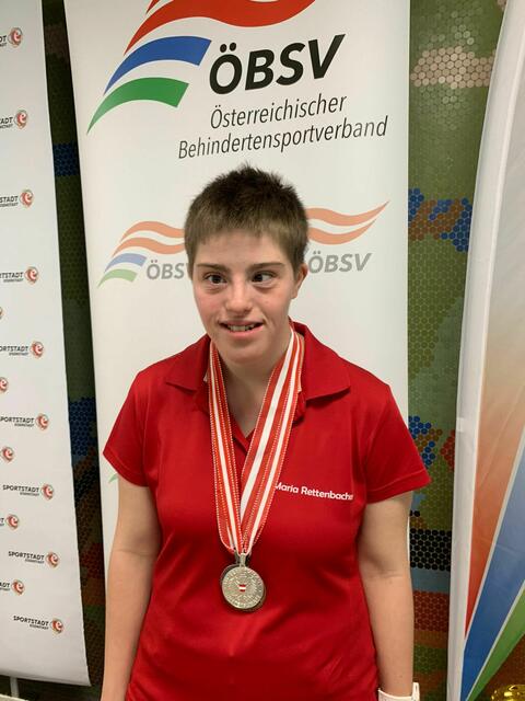 Maria Rettenbacher sicherte sich über 100 Meter Rücken Platz drei. | Foto: BSV Pongau