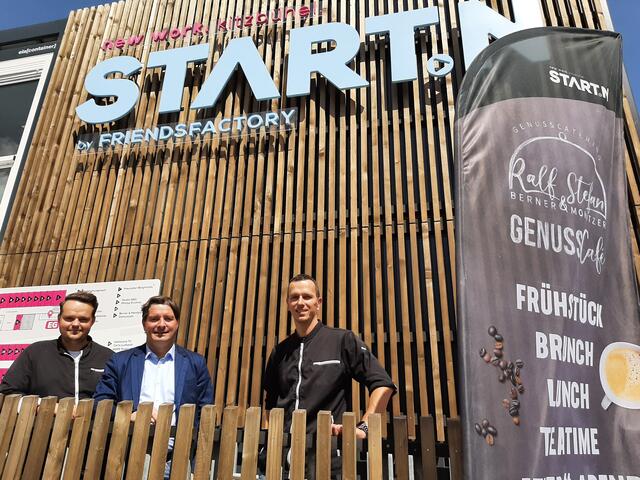 Stefan Monitzer, Peter Seiwald, Ralf Berner: Genuss-Café im START.N. | Foto: WK Kitzbühel