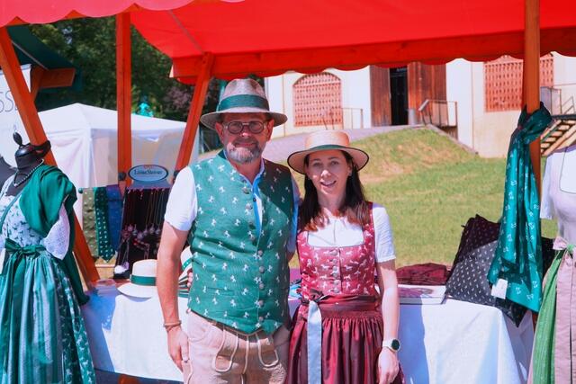 Klaus und "Lipizzanerdirndl" Andrea Kiegerl präsentierten sich standesgemäß | Foto: Stadtgemeinde Köflach