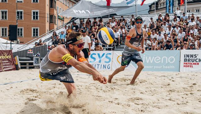 "Flo" Schnetzer und "Lo" Petutschnig in Aktion. | Foto: Max Mauther