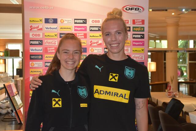 Lisa Kolb und Celina Degen stellten sich den Fragen der RegionalMedien Burgenland. | Foto: Michael Strini