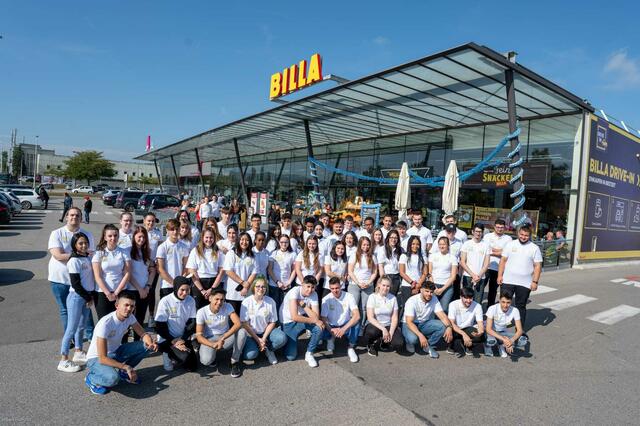 Vergangenes Jahr war die Billa-Filiale in der Perfektastraße bei "Lehrlinge führen Märkte" an der Reihe. | Foto: Billa