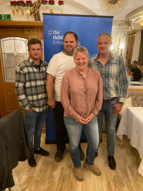 Die Mitglieder Martin Nagl, Matthias Haselhofer, Karin Mair und Florian Berger | Foto: FPÖ