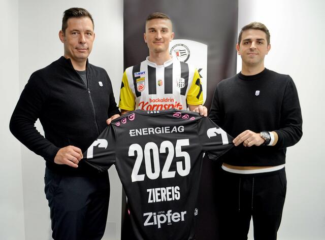 Radovan Vujanovic, Philipp Ziereis und Dino Buric. | Foto: CLASK