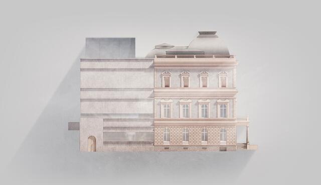 Die neue Westansicht des Ferdinandeum | Foto: marte.marte Architekten
