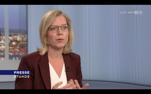 Klimaschutzministerin Gewessler will in Sachen Windkraft mehr Druck auf die Länder machen. | Foto: Screenshot ORF