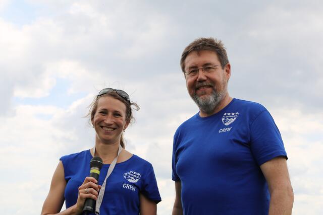 Zwei von über 30 guten Geistern im Organisationsteam: Jugendtrainerin Bettina Hötzenegger und Sektionsleiter Gerhard Kronsteiner. | Foto: Eckhart Herbe