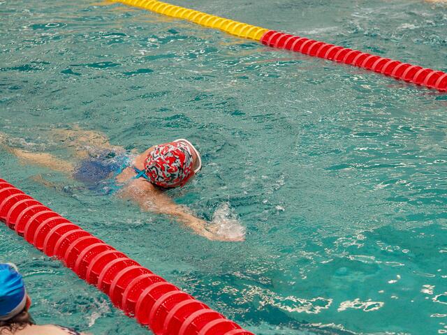 Beim Schwimmen gibt es etwa mehrere Level, hier rechnet man sich gute Chancen aus. | Foto: MHSc