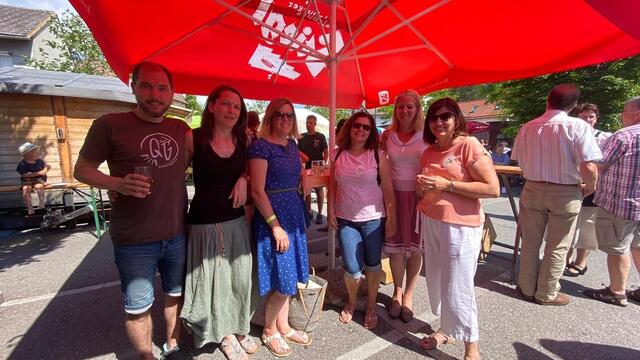 Johannes Baumann, Martina Baumann, Katrin Breitler, Sylvia Kreihansel, Burgi Uhrfahrer und Manuela Wallner.