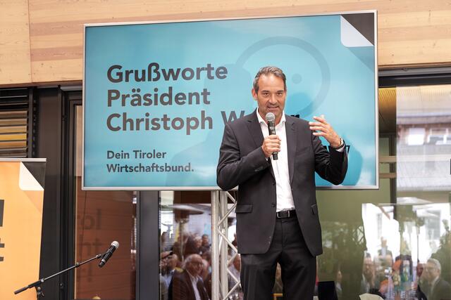 Wirtschaftskammerpräsident Christoph Walser | Foto: Pfeifer Group, Christoph Nösig