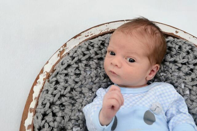 Thomas Max
Geburt: 15. April 2022
52 cm, 3.400 g
Sandra und Robert Kainz aus Lebring | Foto: Baby Smile