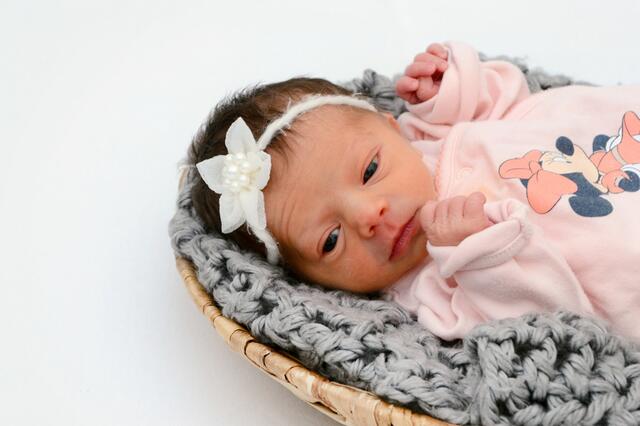 Lina Marie
Geburt: 8. April 2022
47 cm, 2.010 g
Elisabeth Plankl und Philipp Toso aus Großklein | Foto: Baby Smile