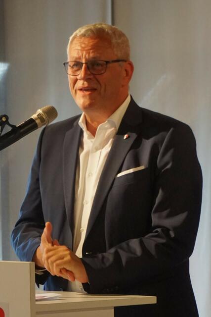 Bgm. Mag. Thomas Steiner in seiner Ansprache
