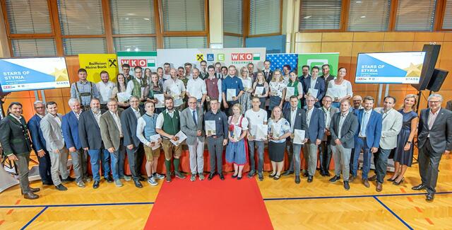 14 Betriebe, 19 Lehrlinge und 20 Absolvent:innen einer Meister- oder Befähigungsprüfung nahmen bei "Stars of Styria" 2022 teil. | Foto: Foto Fischer