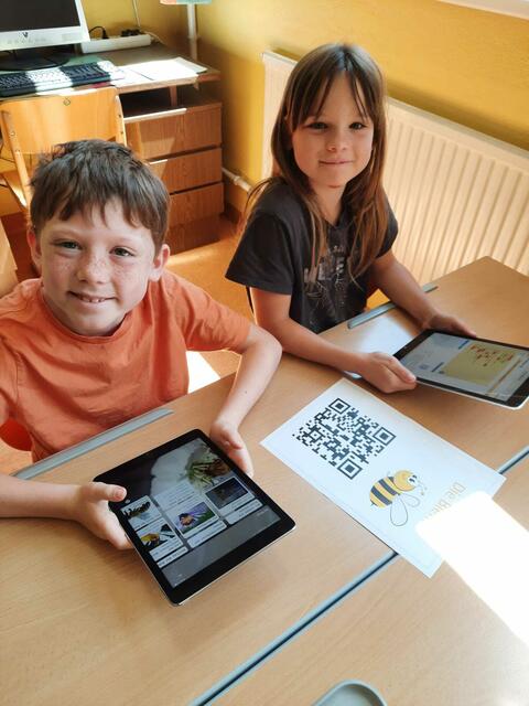 Den Schülerinnen und Schülern der VS Öblarn wird mithilfe von I-Pads und Projekten Wissen in den Fächern Mathematik, Informatik, Naturwissenschaften und Technik vermittelt. | Foto: KK