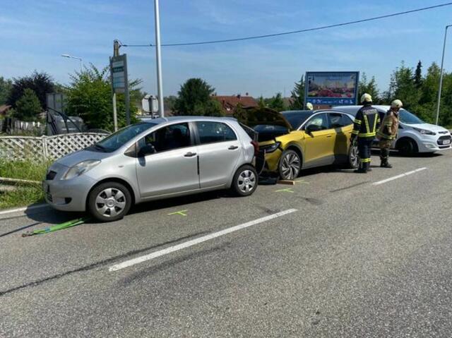 Auffahrunfall am 17. Juni in Obernberg. | Foto: FF Obernberg