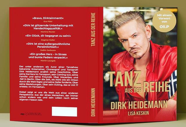 Tanzlegende Dirk Heidemann stellt sein erstes Buch in Vösendorf beim Morawa-Verlag vor. | Foto: Heidemann