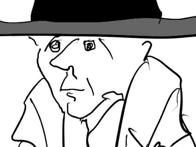 Josef Beuys, wie ihn Heinz Payer sieht. (Ausschnitt)
