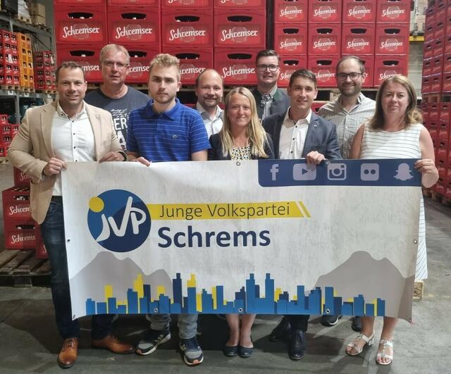 Der neu gewählte Vorstand der JVP Schrems. | Foto: Privat