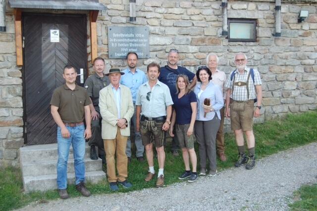 Dominik Thor, Reinhard Bachner, Wolfgang Chaloupek, Mario Klopf, Obmannn Gerhard Blabensteiner, Fritz Hackl, Melissa Frühwirth, Hermine Hackl, Martin Forstner, Herbert Grulich. | Foto: Melissa Frühwirth