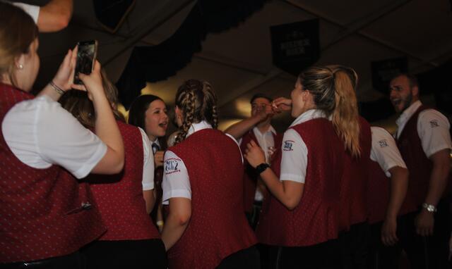 Große Freude auch bei der Kapelle Neuhofen 