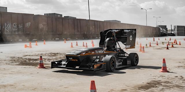 Seit ihrem sechsten Auto handelt es sich bei ihren Rennwagen um E-Autos.  | Foto: TU Wien Racing