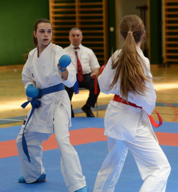 Die Eltendorferin Nora Wiesner sicherte sich in den Kategorien U14 Begrenzter Freikampf und U14 Kata Einzel zwei Landestitel.