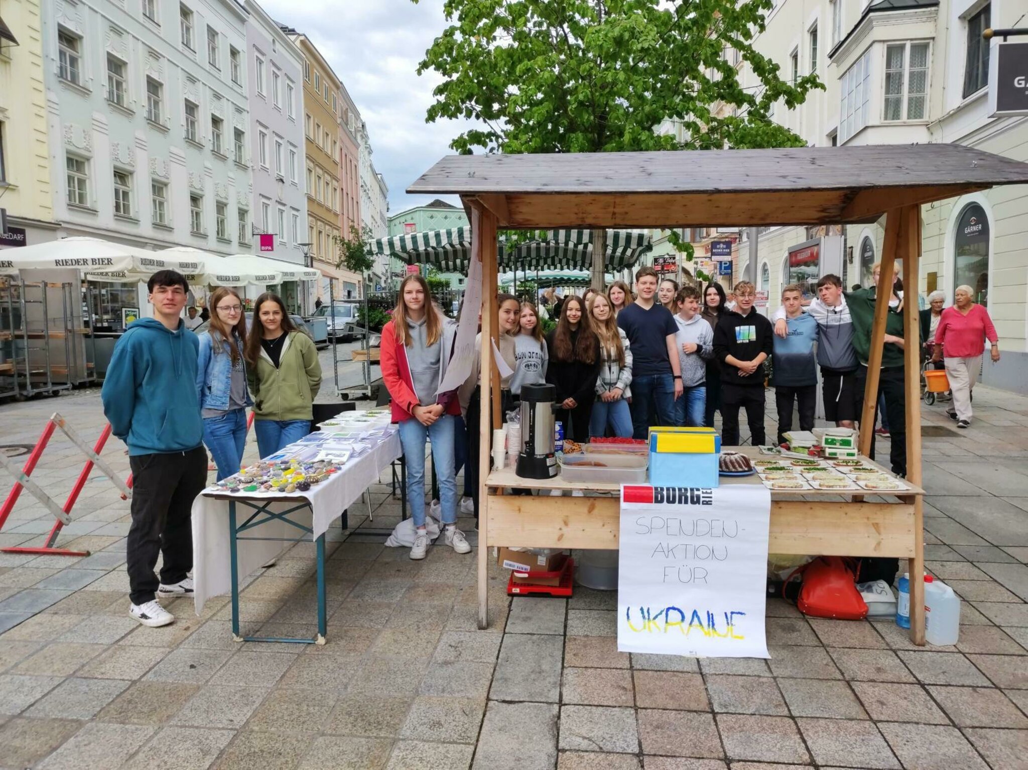 BORG Ried: Spendenaktion für die Ukraine - Ried