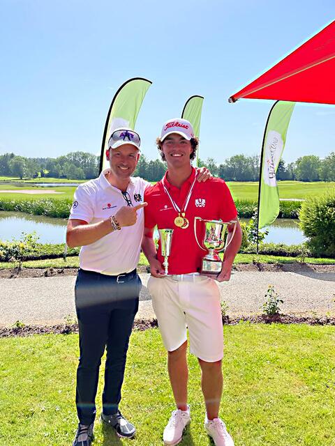 V.l.n.r.: ÖGV-Sportdirektor Niki Zitny  und Christoph Bleier. | Foto: GC Linz