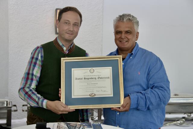 Von links: Franz Bauer, Wolfgang Gadermaier. | Foto: Rotary/Jan Kubovy