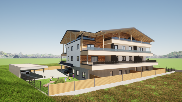 Ab Herbst 2022 sind die Umbauarbeiten beim ehemaligen Gebäude Fliesenleger Ranner vorgesehen. Geplant ist die Aufstockung des Gebäudes und Errichtung von 16 Miet- und Eigentumswohnungen.  | Foto: Fritz