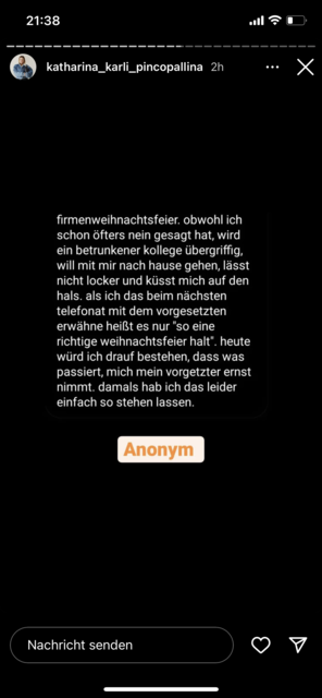 Die Regisseurin hat sie auf ihrem Instagram-Konto gesammelt und anonym veröffentlicht.