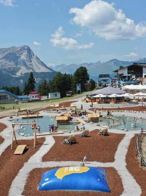 Im Goldpark in Nauders findet am 9. Juli das erste Youth &amp; Familiy Festival statt - Der Eintritt dazu ist frei, lediglich die Berg- und Talfahrt sind zu bezahlen. | Foto: Nauderer Bergbahnen