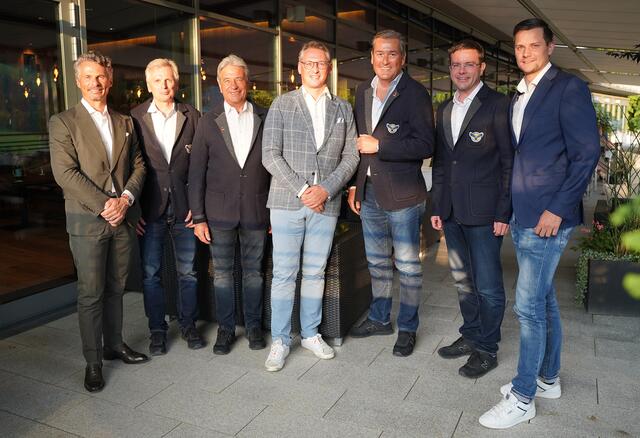 Wilfrid Wetzl, Michael Widmoser, Gerhard Eilenberger, Carsten Böhm, Volker Zeh, Jörg Kickenweitz, Jakob Koppitsch (nicht im Bild David Morgenbesser). | Foto: Anzeiger/Hoyer