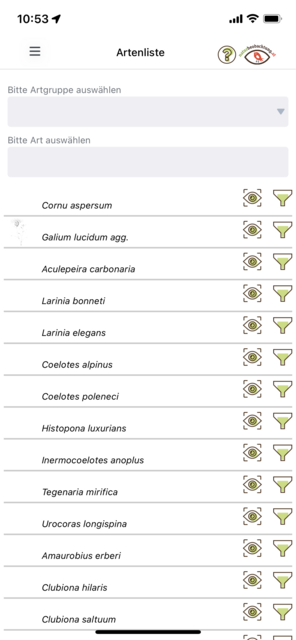 Unser App-Tipp der Woche "Naturbeobachtung.at" ist die App des Naturschutzbundes zur Beobachtung von Österreichs Fauna und Flora. Mit der App wird man Teil des Citizen Science-Projekts. | Foto: Screenshot