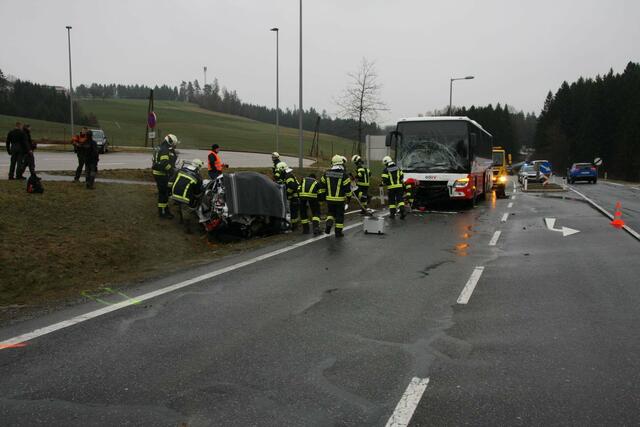Der Unfall hatte ein Todesopfer zur Folge. | Foto: FF Kleinzell