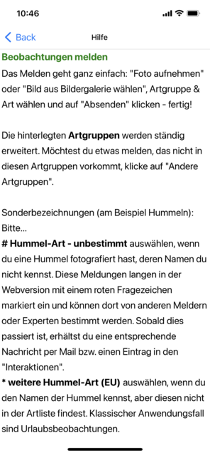 Unser App-Tipp der Woche "Naturbeobachtung.at" ist die App des Naturschutzbundes zur Beobachtung von Österreichs Fauna und Flora. Mit der App wird man Teil des Citizen Science-Projekts. | Foto: Screenshot