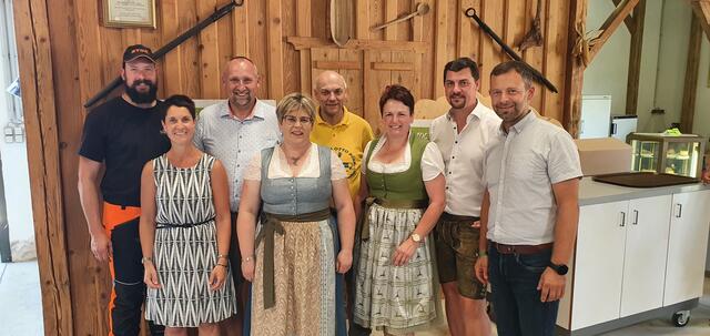 Josef Laier, Sandra Preisinger, Markus Wandl, Marion Kuben, Otto Böhm, Andrea Wagner, Rainer Hirschmann, Martin Spitaler (v.l.). | Foto: LK NÖ
